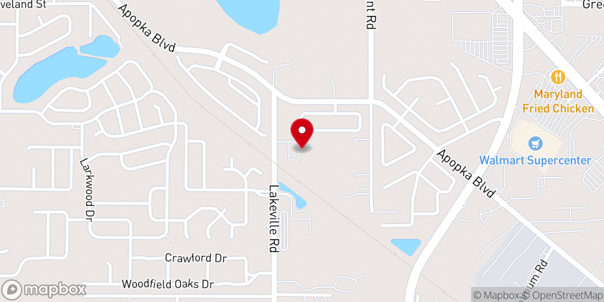 Map showing location of Westside Community Church