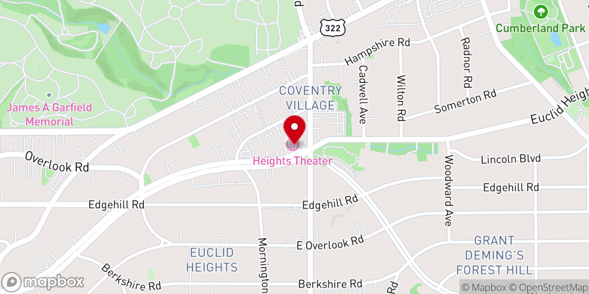 Map showing location of City Church Heights