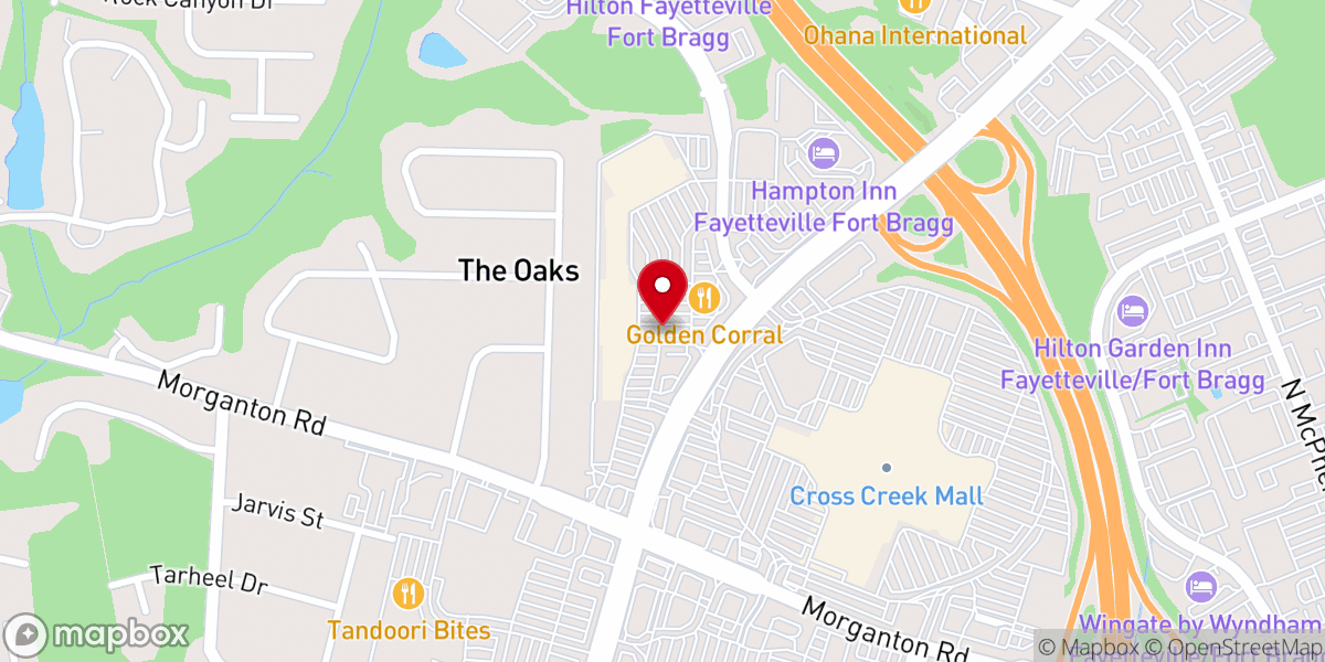 Map showing location of Antioch Bible Fellowship Ministries