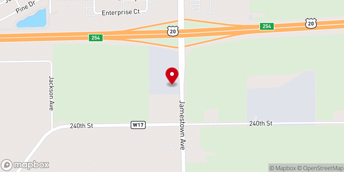 Map showing location of Triumphant Family Church Inc