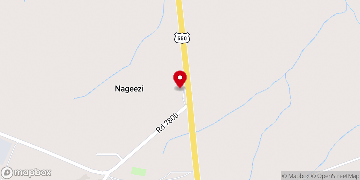 Map showing location of Kimbeto Valley Bic Church