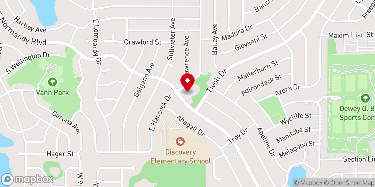 Map showing location of Iglesia Cristiana De Deltona