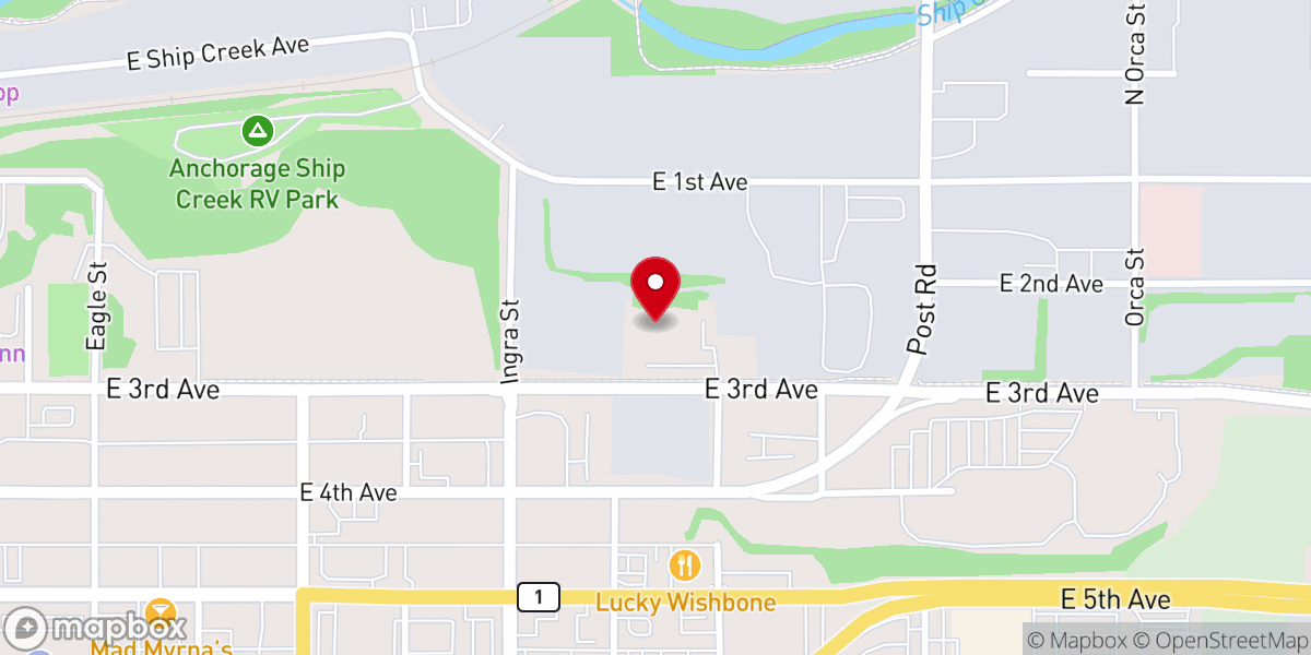 Map showing location of Orphans for Christ Inc