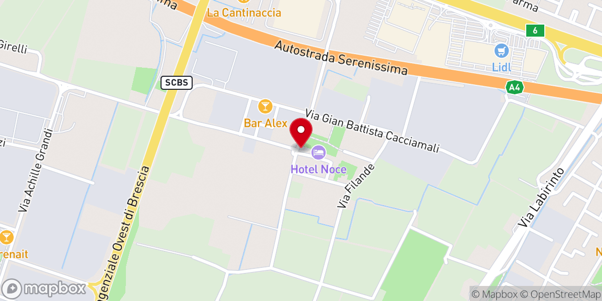 Map showing location of Parrocchia Nome di Maria