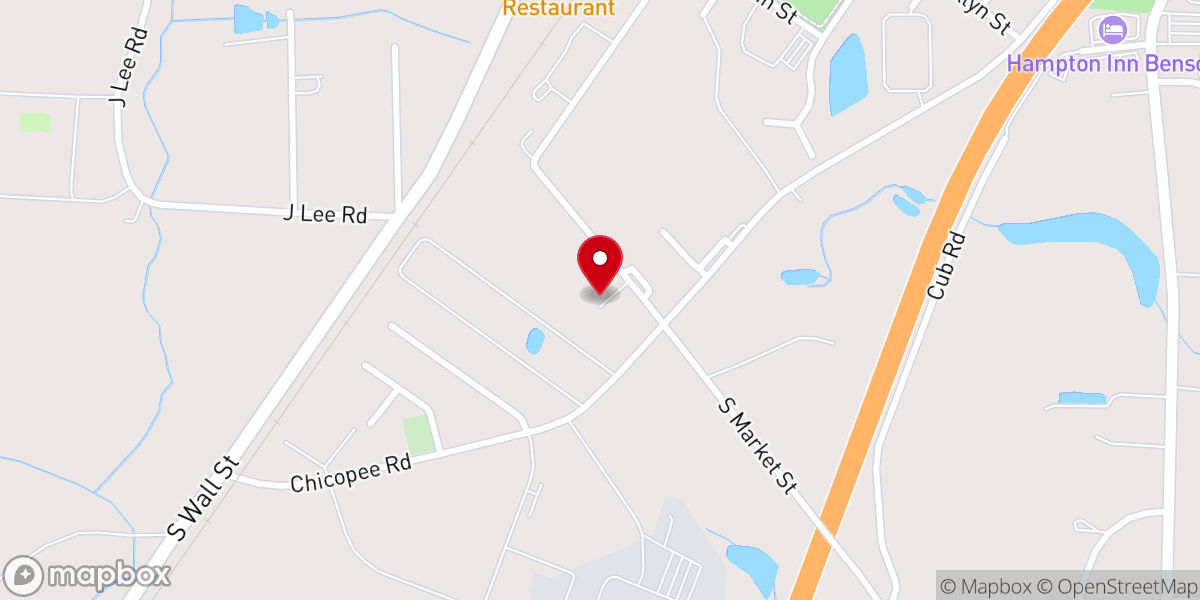 Map showing location of Power of Praise Tabernacle