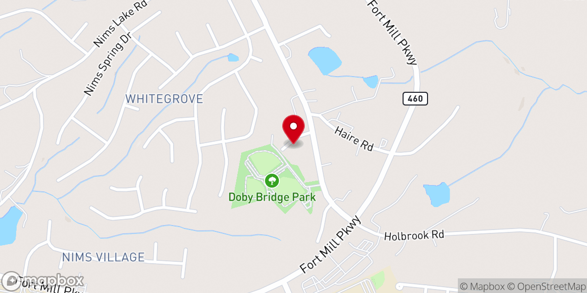 Map showing location of Glenrock Baptist Church