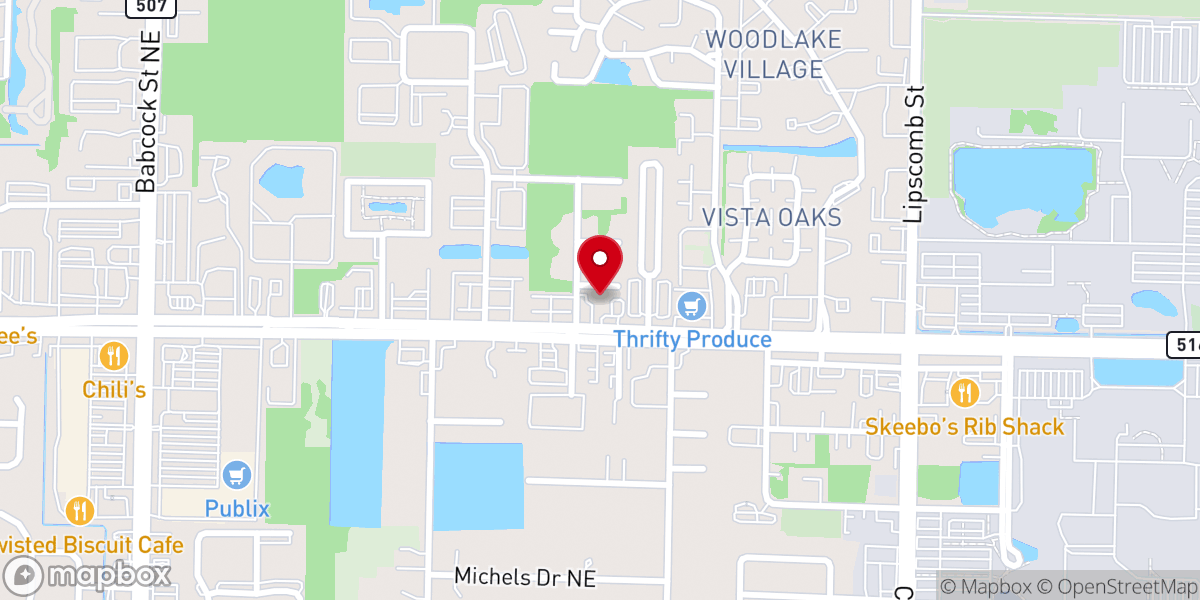 Map showing location of Faith of Christ Tabernacle