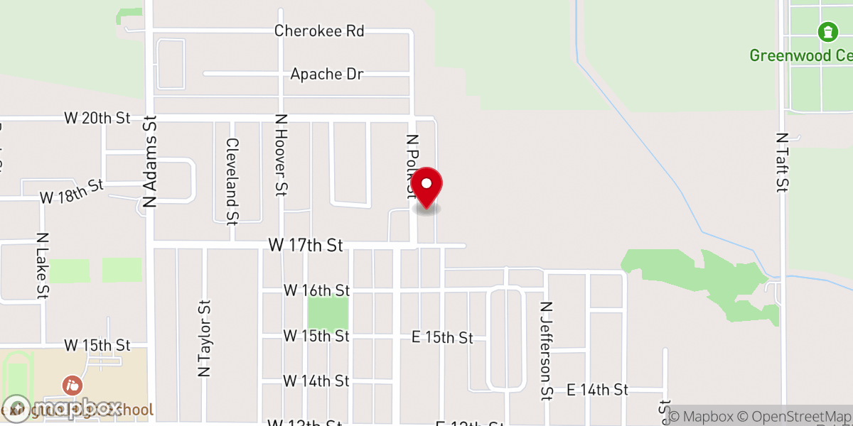 Map showing location of GRACE LUTHERAN CHURCH