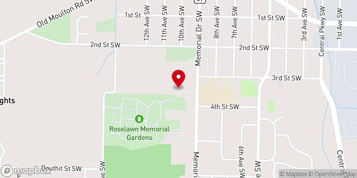 Map showing location of Foster Outreach Ministries