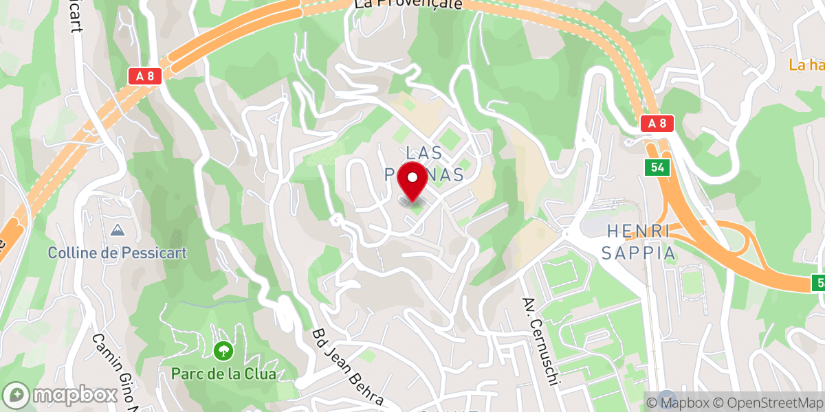Map showing location of Eglise Saint Sauveur Las Planas