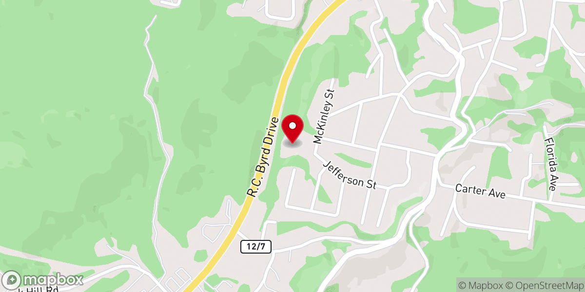 Map showing location of Bible Baptist Church-Msn Center