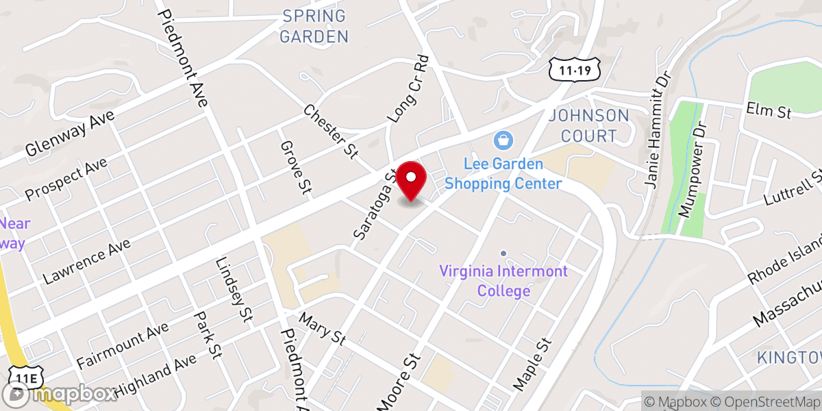 Map showing location of St Anne Church Bingo