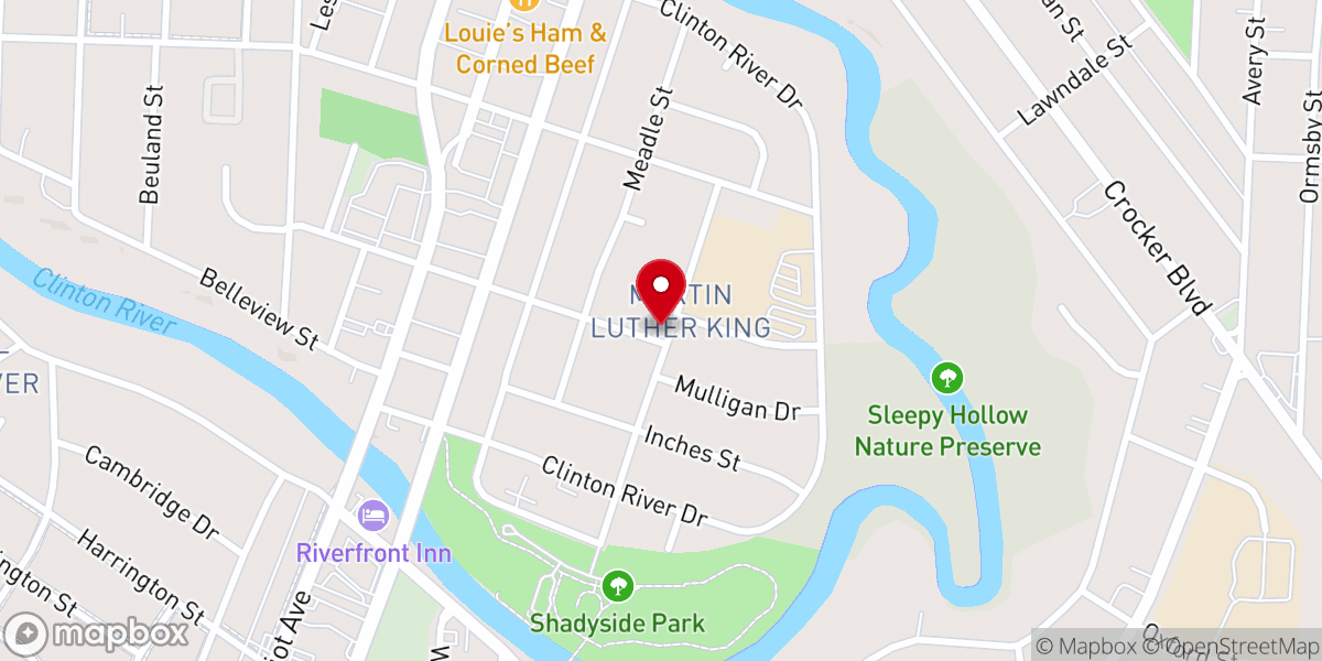 Map showing location of Stephen Temple COGIC