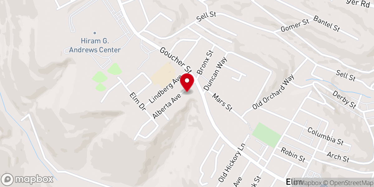Map showing location of St. Mary Antiochian Orthodox Christian Church