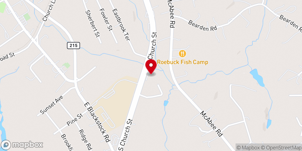 Map showing location of Big Blue Marble Academy Roebuck