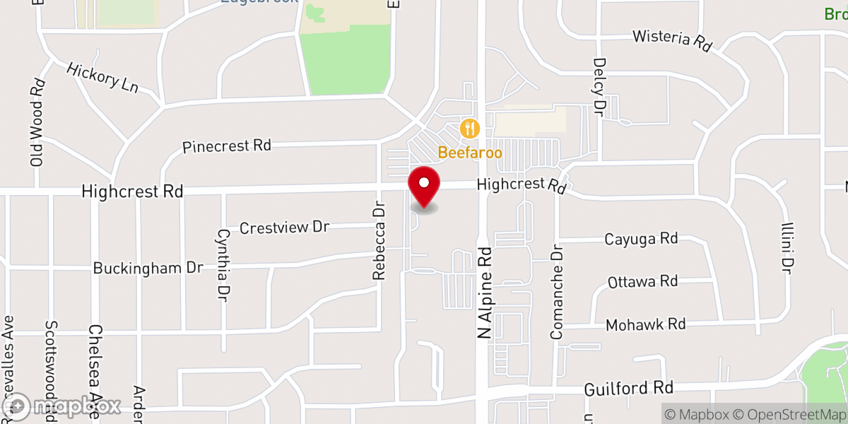 Map showing location of Holy Family Catholic School