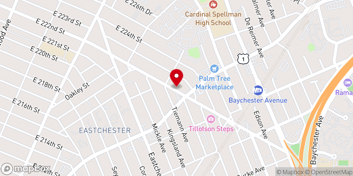 Map showing location of Redeemed Christian Church of God