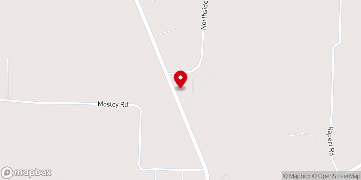 Map showing location of Maynard Church of Christ