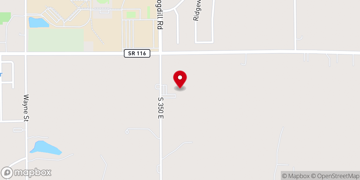 Map showing location of New Life Christian School