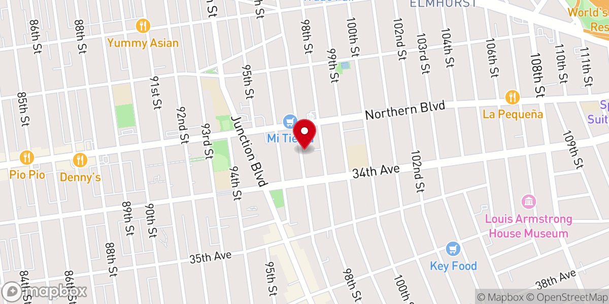 Map showing location of Mt Olivet Gospel Church Inc