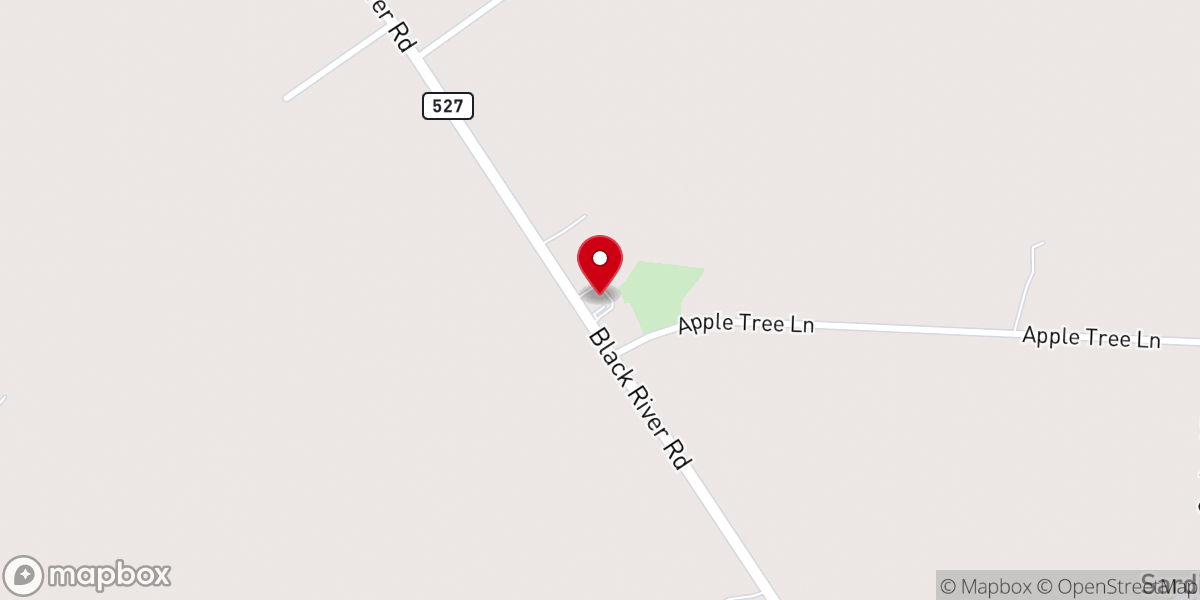 Map showing location of Melina Presbyterian Church