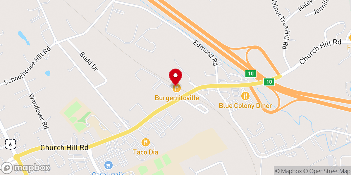 Map showing location of Burgerittoville