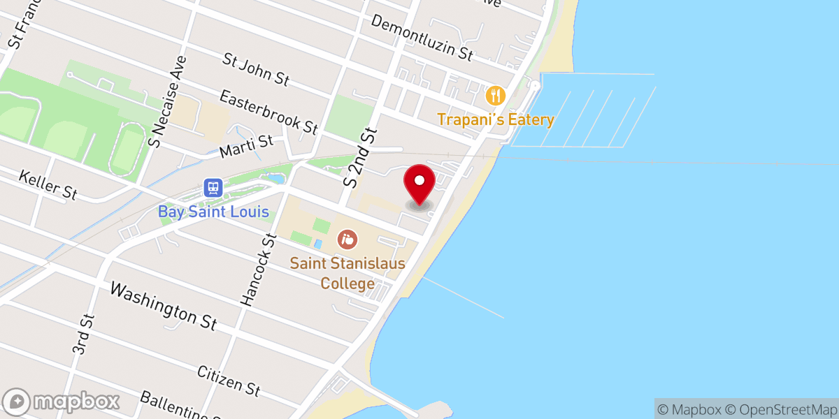 Map showing location of Saint Louis Catholic Church