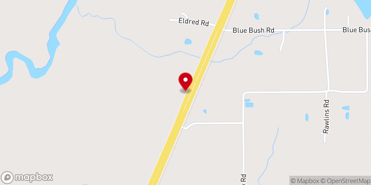 Map showing location of Mount Vernon Church