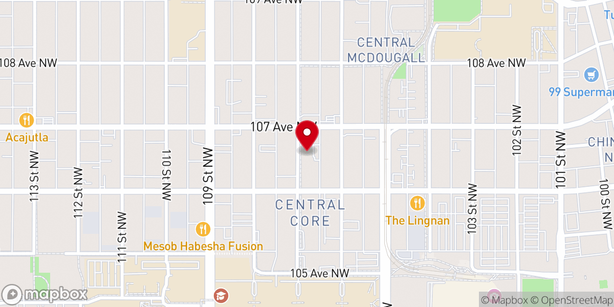 Map showing location of Green Manor - Hope Misson