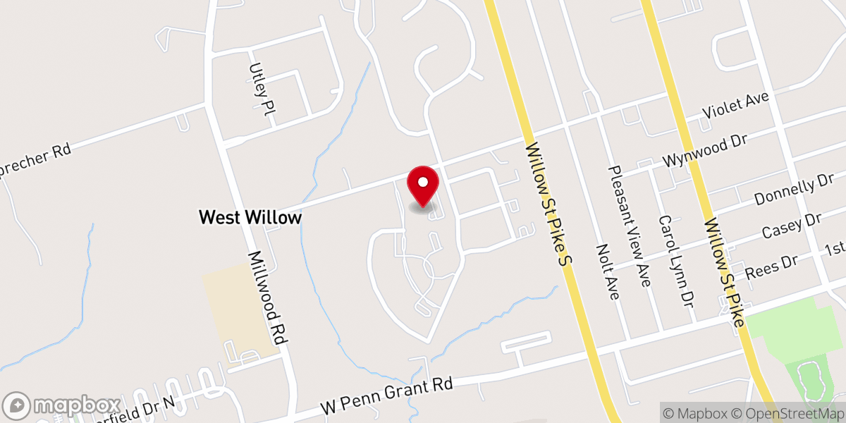 Map showing location of Rise Up Ministry
