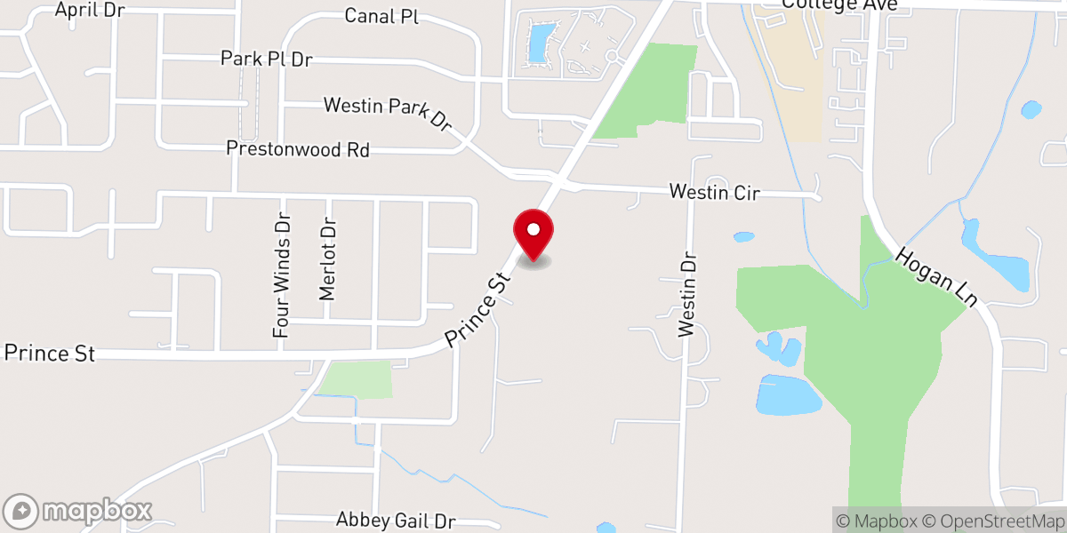 Map showing location of Calvary Missionary Baptist Church