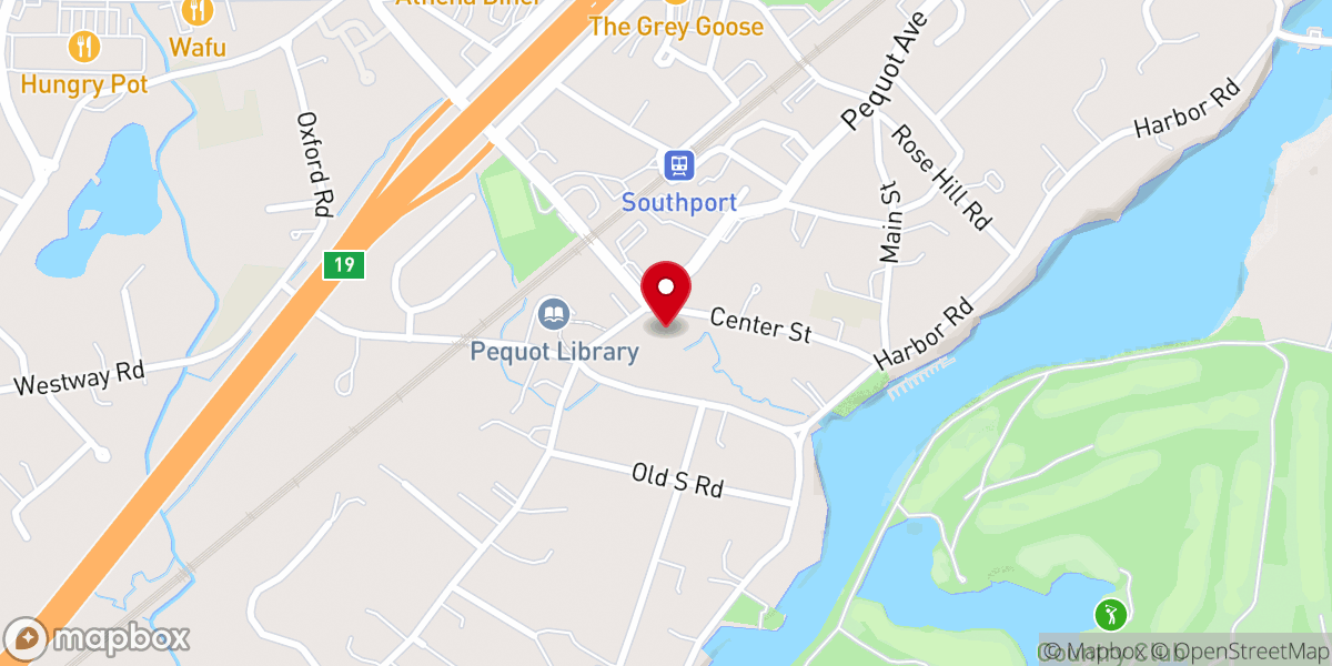 Map showing location of Trinity Episcopal Church