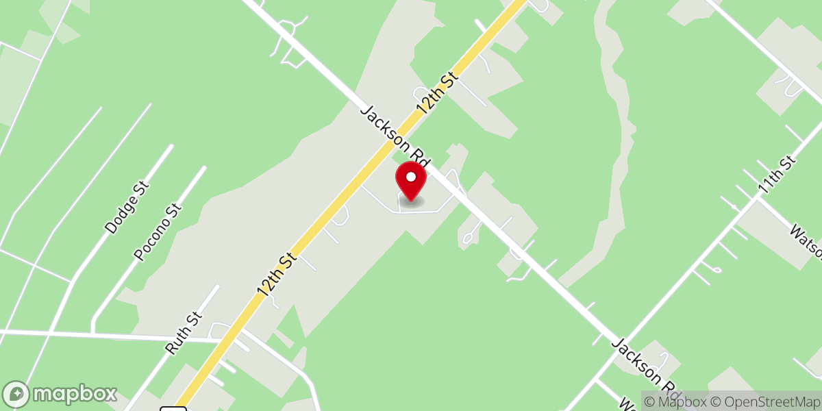 Map showing location of Abundant Living Church
