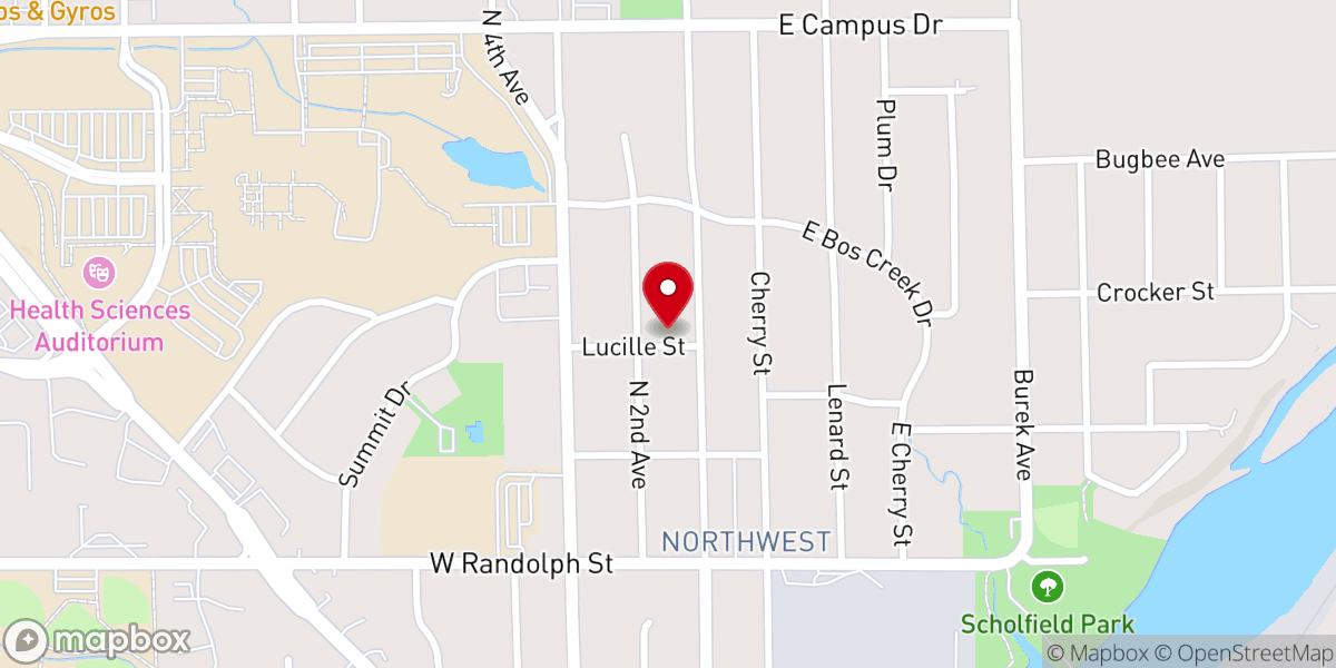 Map showing location of Bible Truth Chapel