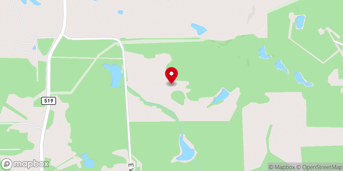 Map showing location of Lettie Henley Ministries