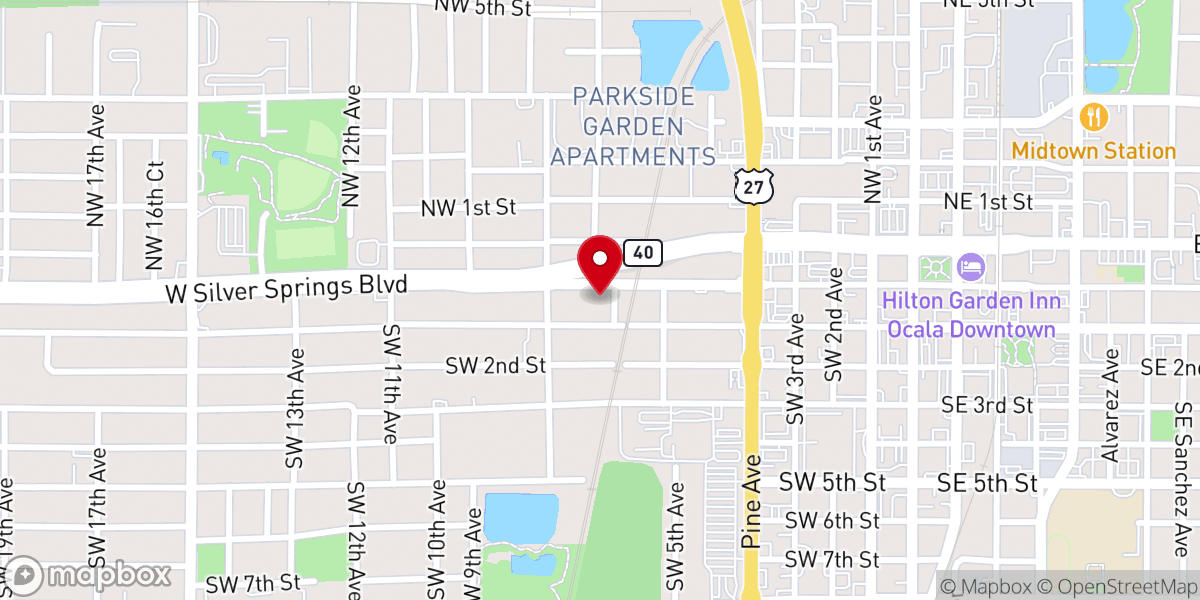 Map showing location of Covenant Missionary Baptist