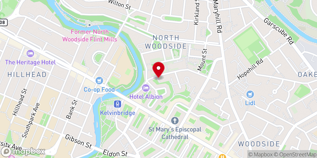 Map showing location of New Apostolic Church