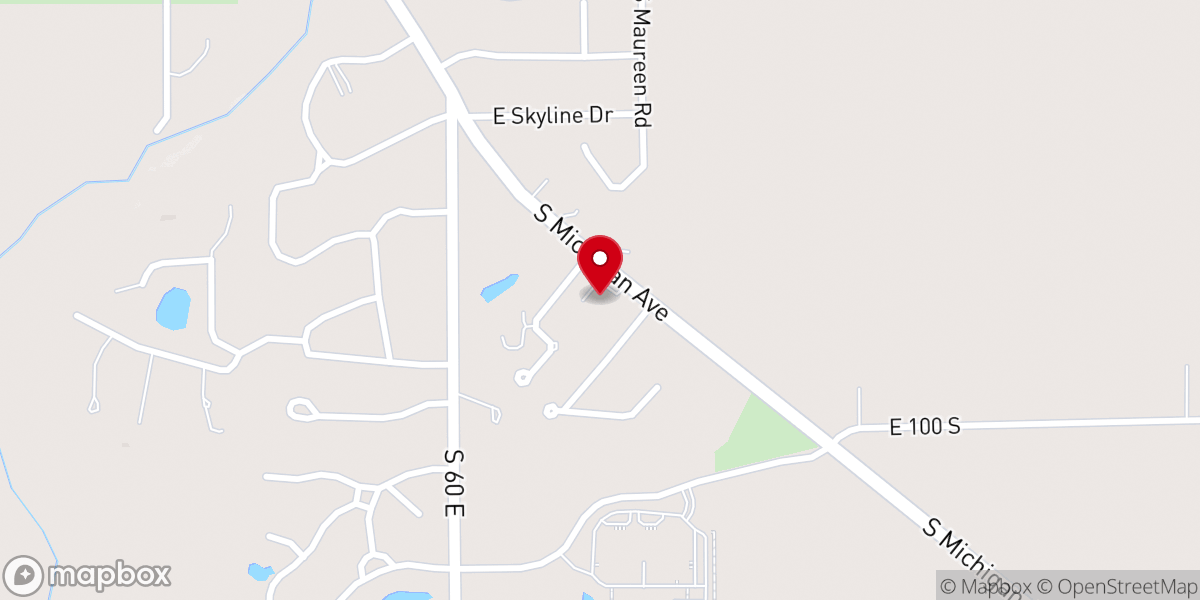 Map showing location of Holy Trinity Lutheran Church