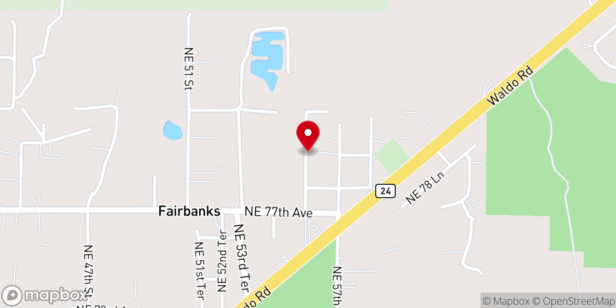 Map showing location of National Missionary Baptist House of Prayer Holy Ghost Outreach