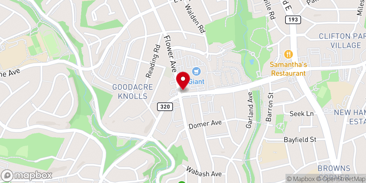 Map showing location of Pentecostal Church Jesus is Life
