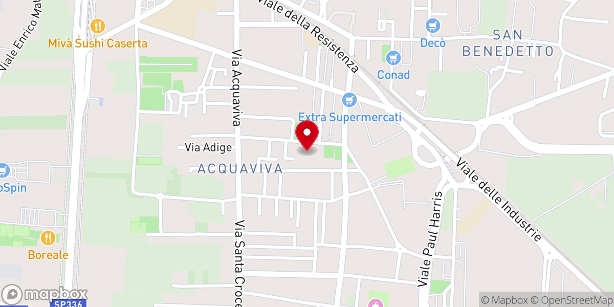 Map showing location of Chiesa Parrocchiale di Nostra Signora di Lourdes - Caserta