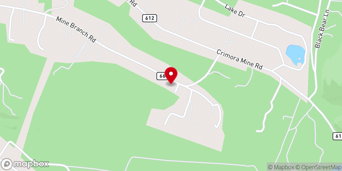 Map showing location of Morning Star Church