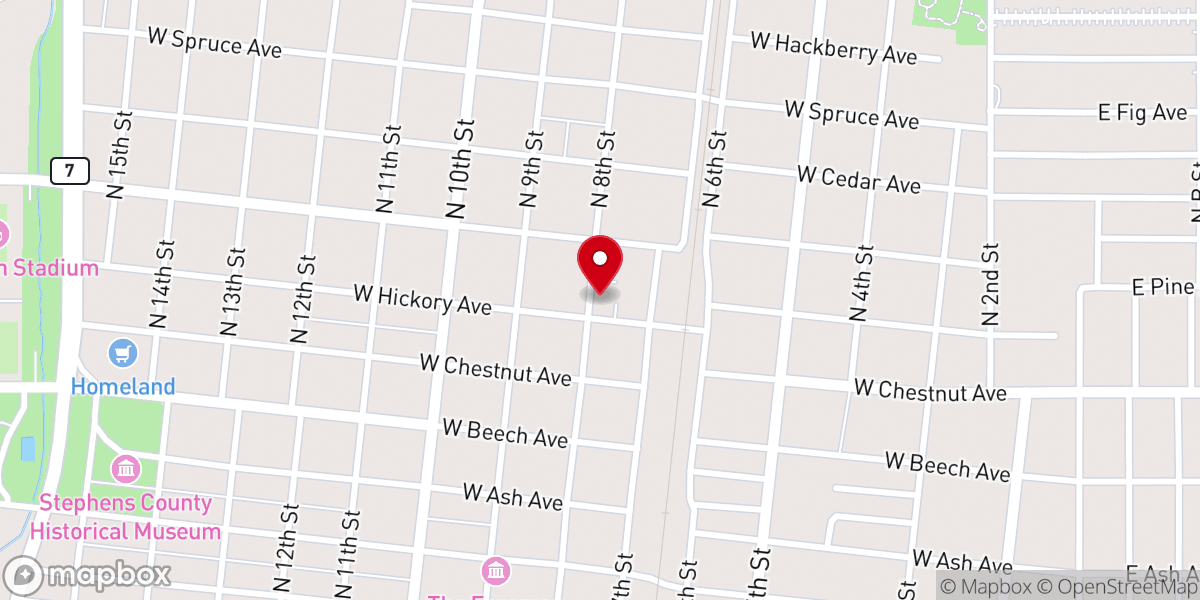 Map showing location of Assumption Catholic Church Food Bank - Food Distribution Center