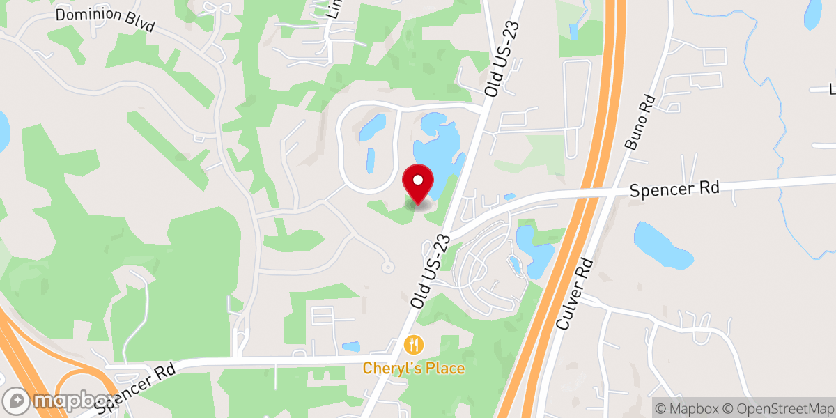 Map showing location of St. James Church