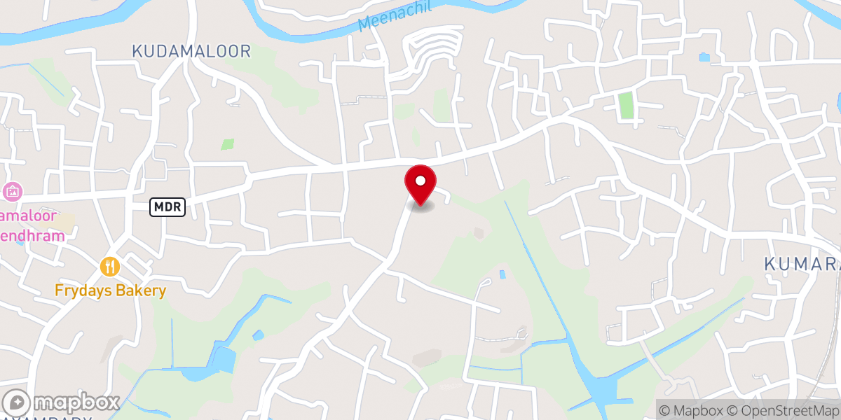 Map showing location of CFC Kottayam (Christian Fellowship Church)