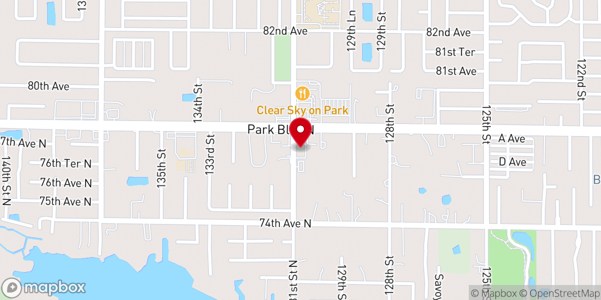 Map showing location of Seminole House of Prayer