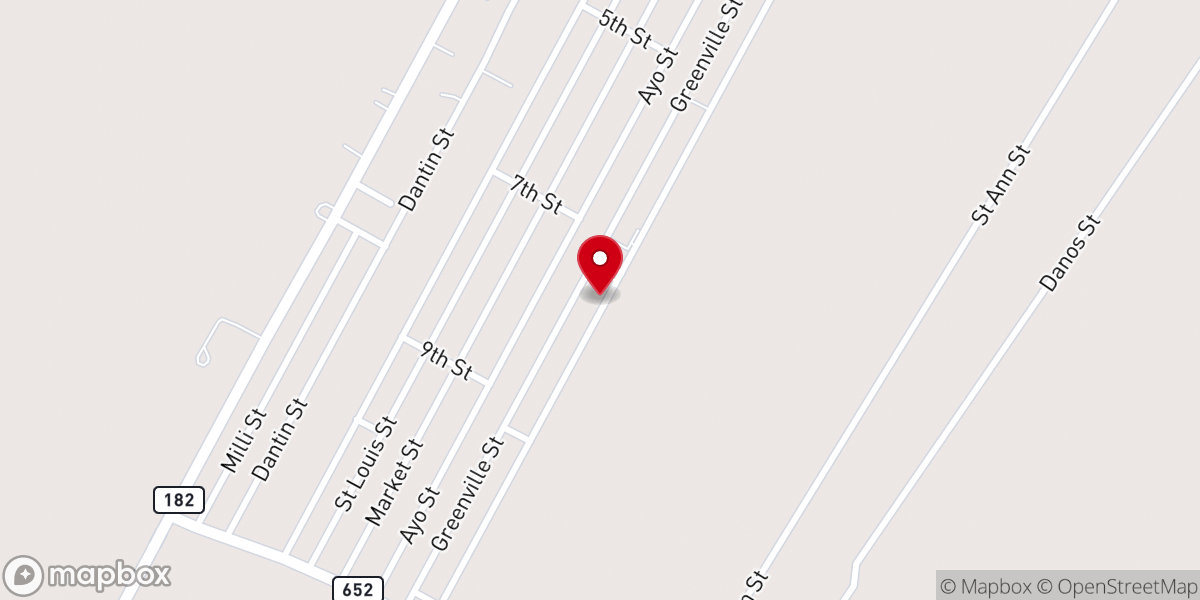 Map showing location of Sunlight Baptist Church