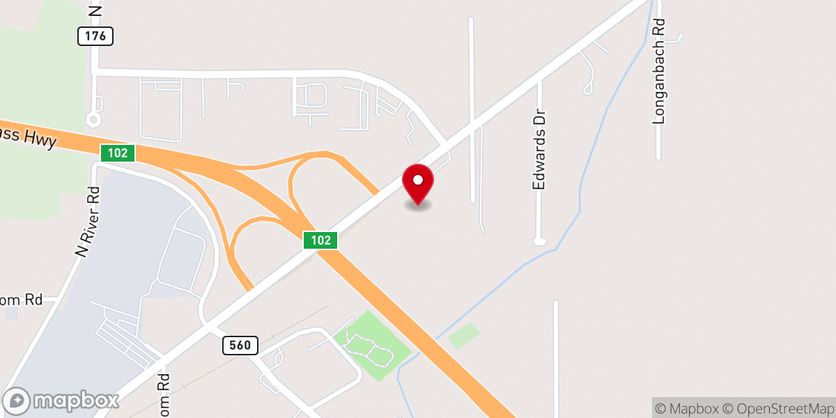 Map showing location of Gibsonburg Church of the Nazarene