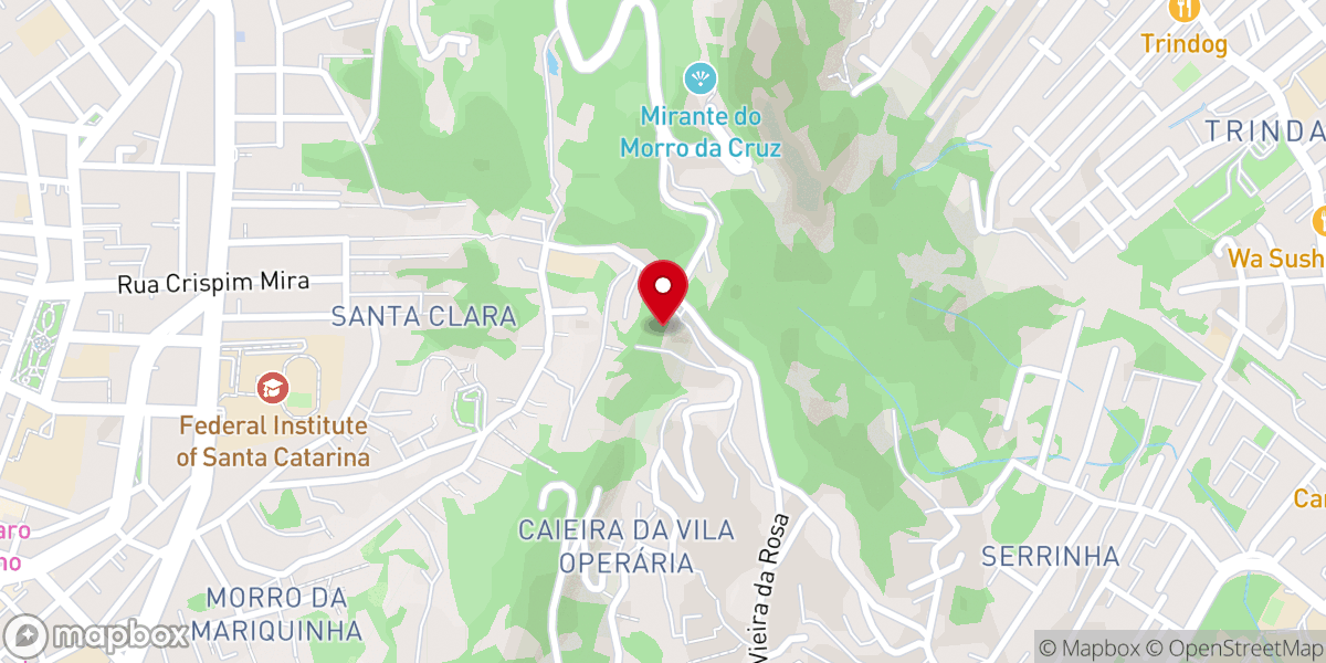 Map showing location of Igreja Pentecostal Povo De Deus