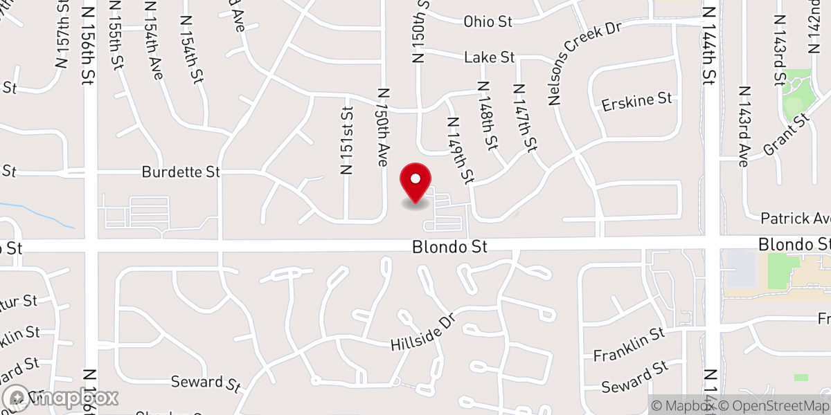 Map showing location of Covenant Presbyterian Church